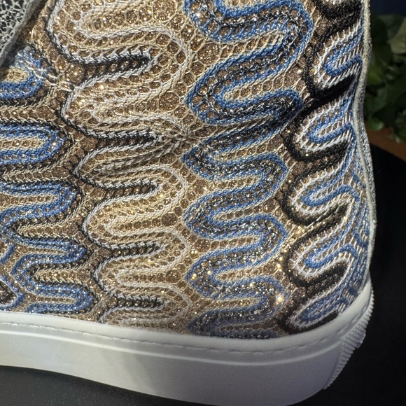 REDUCED!! NIB P448 Women’s Sneakers Size 39 US 8-1/2 to 9. Hi Top Starbs - Picture 8 of 9